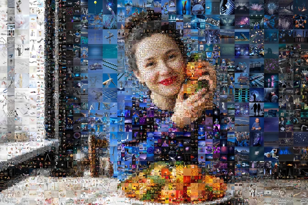 Мозаика, где сетка подстраивается под рисунок